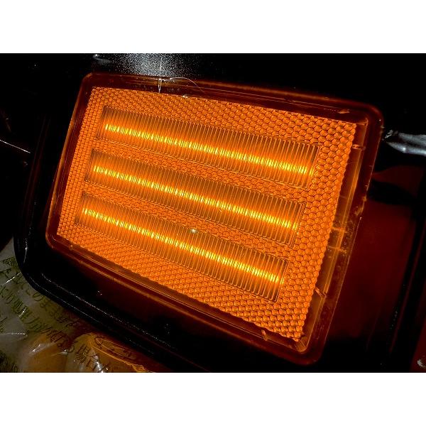 LED/オレンジ】ハマーH2 クリスタル パークシグナル ライト ランプ