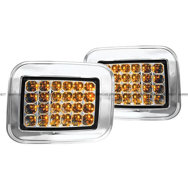 IPCW社製/クローム/LED】ハマーH2 クリスタル パークシグナル ライト