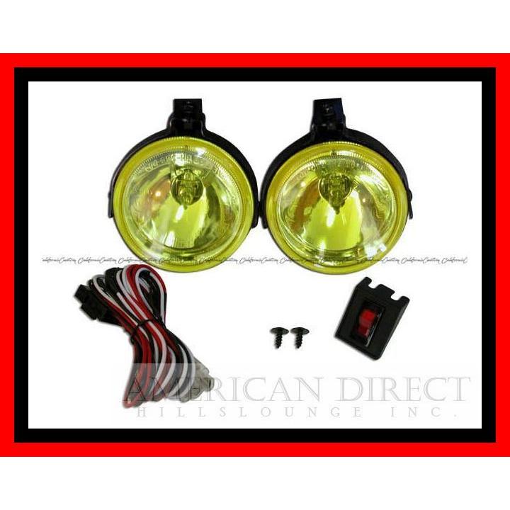 イエロー/黄色】 汎用 フォグ ライト 100パイ C/K タホ ポジー