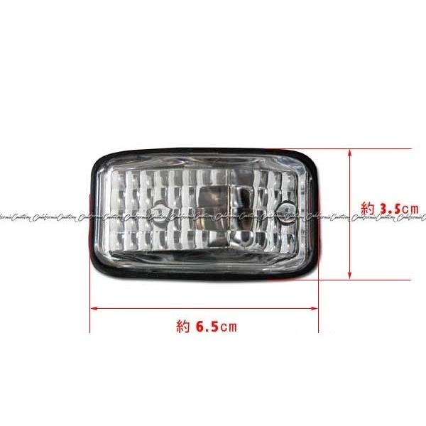 【希少品】シボレー用 クリアサイドマーカー クリア]汎用 クリスタル サイドマーカー 左右 アメ車 車検 ランプ