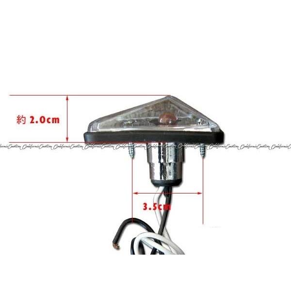 クリア]汎用 クリスタル サイドマーカー 左右 アメ車 車検 ランプ