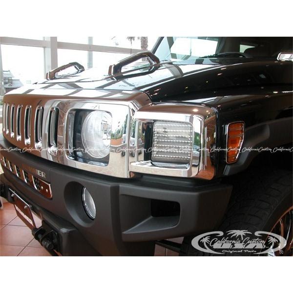 ハマーh3 パークシグナルウィンカー&サイドクリア左右セット【中古美品】 HUMMER（ハマー） 【即納/クローム】ハマーH3 LED クリスタル LED