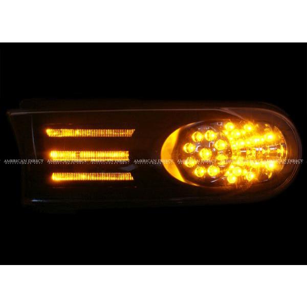 【定番商品/ブラック/LED】トヨタ FJクルーザー パークシグナル ライト ヘッド ランプ サイド コーナー フロント ウインカー ポジションの画像