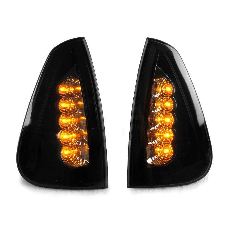 【左右セット/オレンジLED】06-10y ダッジ チャージャー LED ブラック コーナー ランプ ライト フロント サイド ウインカー ヘッドライト｜hlandweb｜09