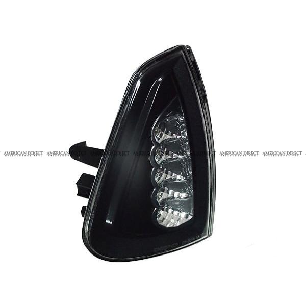 ダッジ 【左右セット/オレンジLED】06-10y チャージャー LED ブラック 