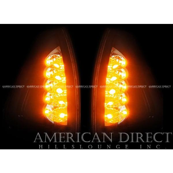 ダッジ 【左右セット/オレンジLED】06-10y チャージャー LED ブラック 