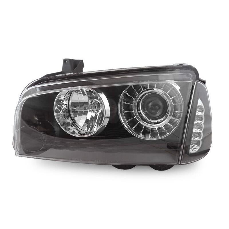 ダッジ 【左右セット/オレンジLED】06-10y チャージャー LED ブラック 