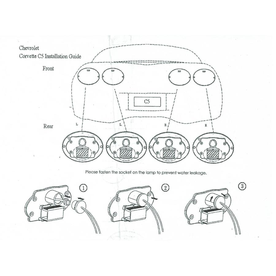 シボレー（CHEVROLET） 【即納/Corvette America社製/正規品/レッド/V4