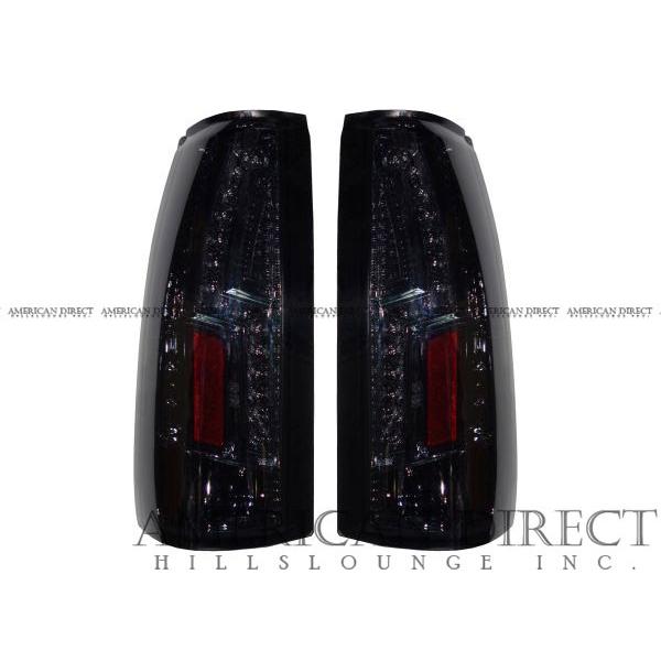 【スモーク】95-99y タホ/ 92-99y サバーバン ユーコン/ 88-98y C-1500 シエラ 99-00y エスカレード ユーコンデナリ LED テール ライト C/K_1