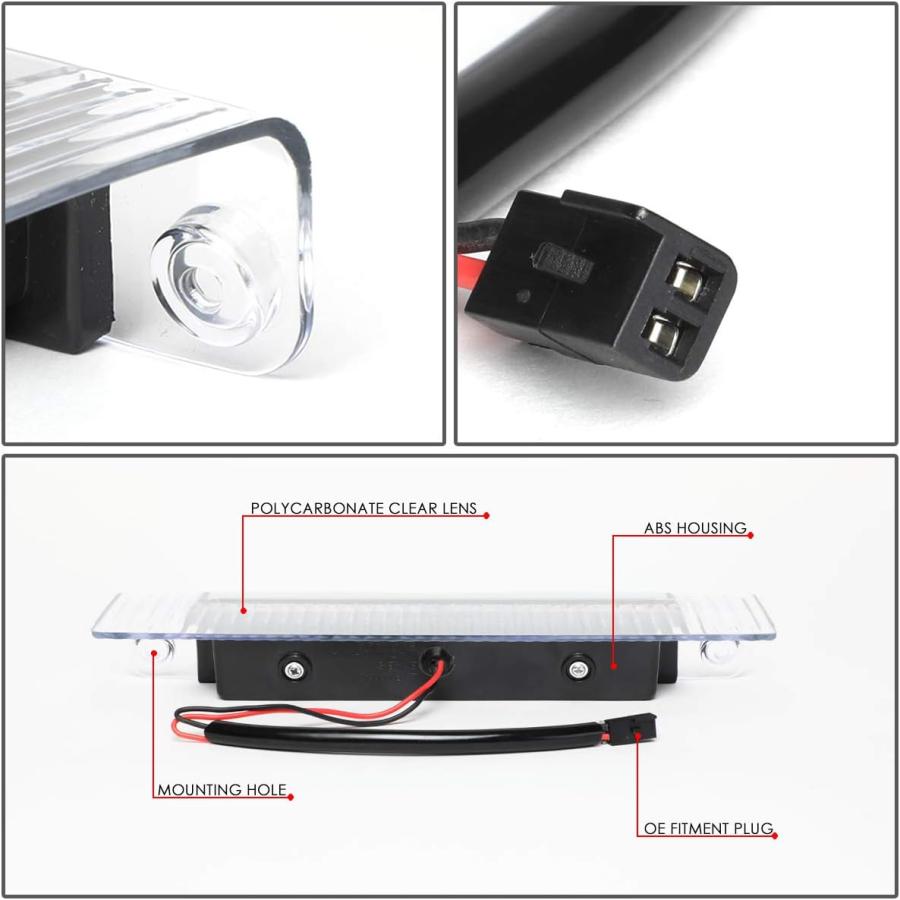 【激レア/LED/ブラック】03-22y エクスプレス サバナ ハイマウント ストップ ランプ ライト シボレー GMC バック リア テール ヘッド_2