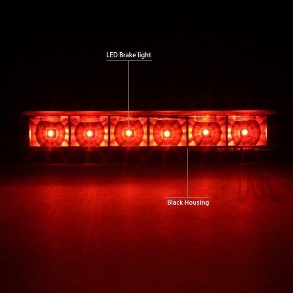 【激レア/LED/ブラック】03-22y エクスプレス サバナ ハイマウント ストップ ランプ ライト シボレー GMC バック リア テール ヘッド_7