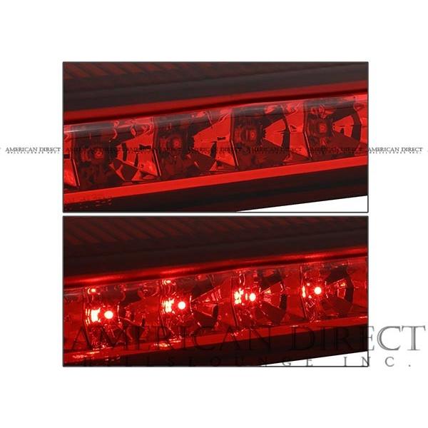 【激安/LED/レッド】03-17y エクスプレス サバナ クリスタル ハイマウント ストップ ランプ ライト シボレー バック リア テール ヘッドの画像