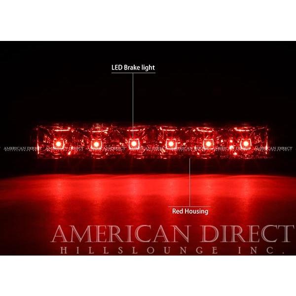【LED/レッド】03-17y エクスプレス サバナ クリスタル ハイマウント ストップ ランプ ライト シボレー バック リア テール ヘッドの画像