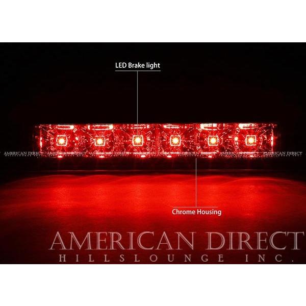 【LED/クローム】03-17y エクスプレス サバナ クリスタル ハイマウント ストップ ランプ ライト シボレーバック リア テール ヘッド クリアの画像
