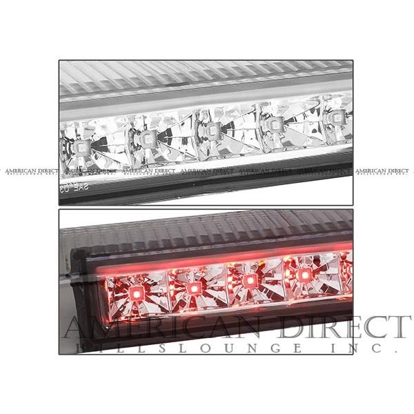 【LED/クローム】03-17y エクスプレス サバナ クリスタル ハイマウント ストップ ランプ ライト シボレーバック リア テール ヘッド クリアの画像