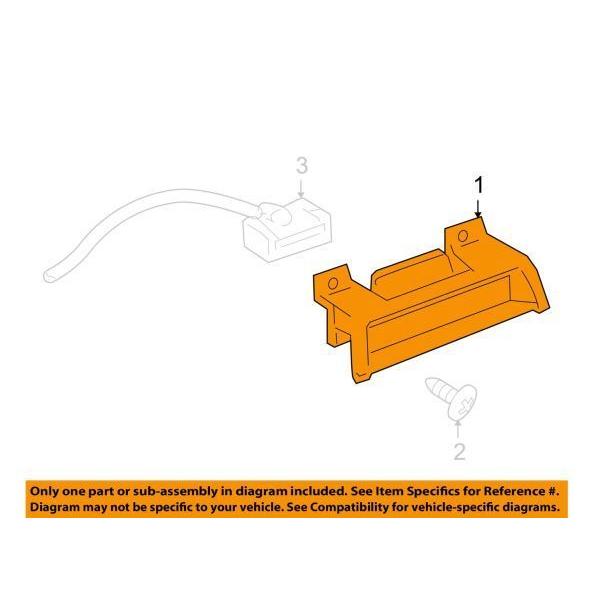HUMMER（ハマー） 【BO/正規GM純正品】ハマーH3 LED ハイマウント