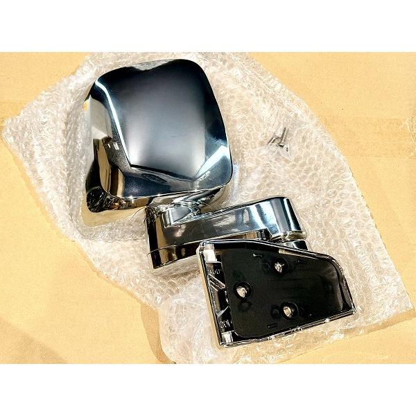 ジープ 新型 ラングラー JL 専用 外装 クロームメッキ ドアミラー Jeep（ジープ） 【即納/特注/後期仕様タイプ/左右セット】94-95y