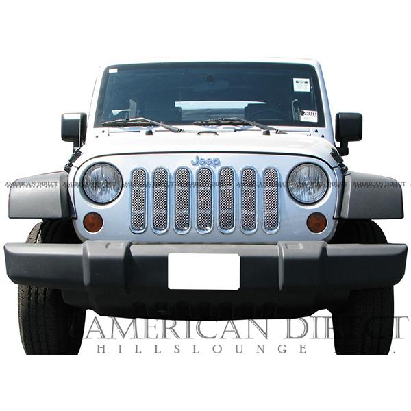 Jeep（ジープ） 【即納/クローム/メッシュグリル】07-16y JK