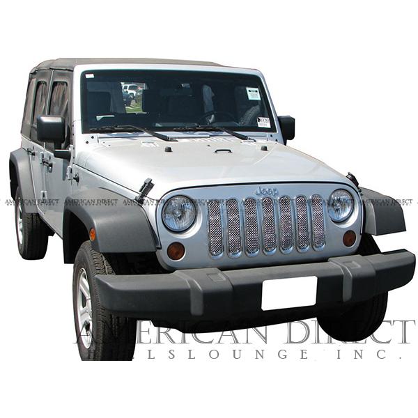 Jeep（ジープ） 【即納/クローム/メッシュグリル】07-16y JK