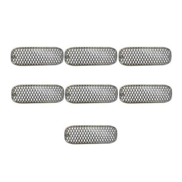 即納/ステンレス】03-07y ハマーH2 メッシュグリル 7PC H2 インナー