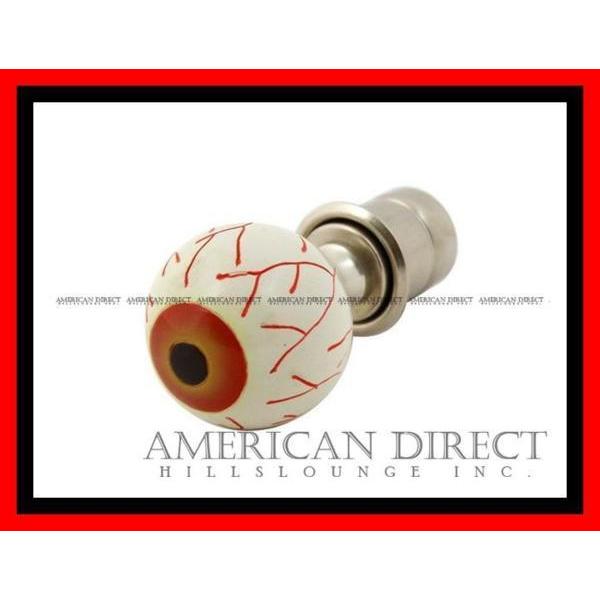 【アメ車】汎用 3D アイボール 目玉 シガーライター ホットロッド カスタム 目玉オヤジ スカル ドクロ ハマー ダッジ ジープ シボレー GMC | 