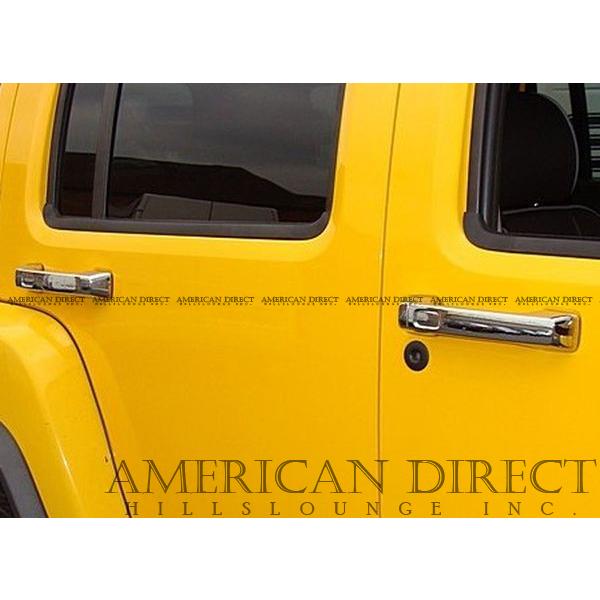 HUMMER 【即納/クローム】ハマーH3 ドア ハンドル カバー フロント 