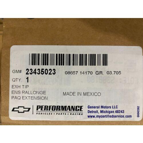 【GM純正/23435023】シボレー GMC 汎用 シルバラード シエラ アバランチ タホ サバーバン ユーコン マフラー カッター テールエンド OEの画像