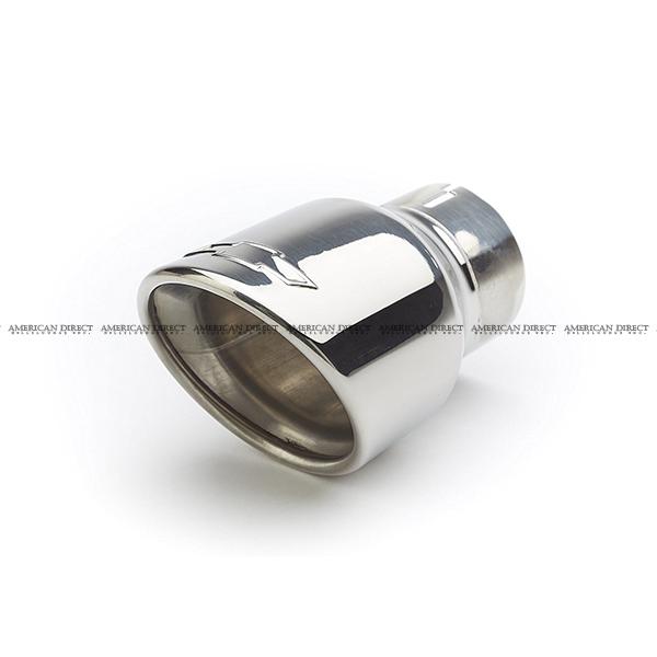 【GM純正/ボウタイロゴ入り/70パイ】07-14y シルバラード シエラ アバランチ エスカレード/ESV/EXT 汎用 マフラー カッター 19156356の画像