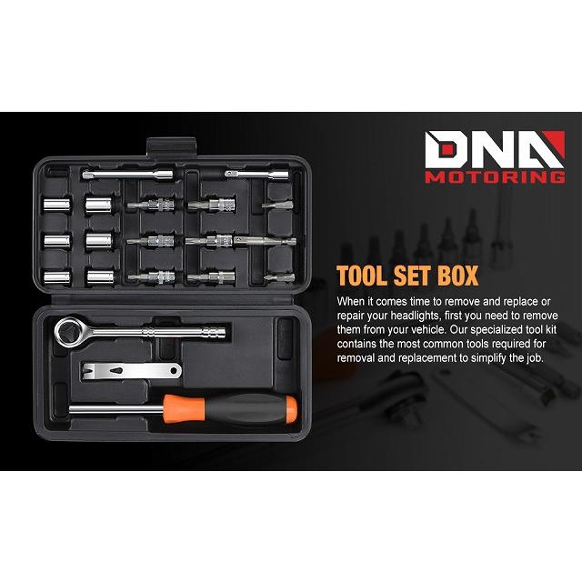計20点/アメ車/ヘッドライト交換に最適！】DNA Motoring 自動車修理