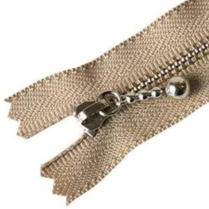 YKK 25cm シルバー(S) 玉付き ファスナー : 手芸 HL COMPANY - 通販
