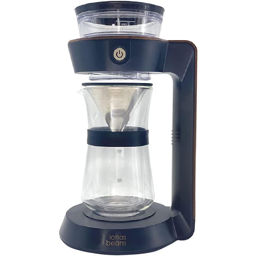 ドリップマエストロ 全自動 コーヒーメーカー ドリッパー おしゃれ 一人暮らし ドリップコーヒー コーヒードリッパー 紙フィルター ステンレス