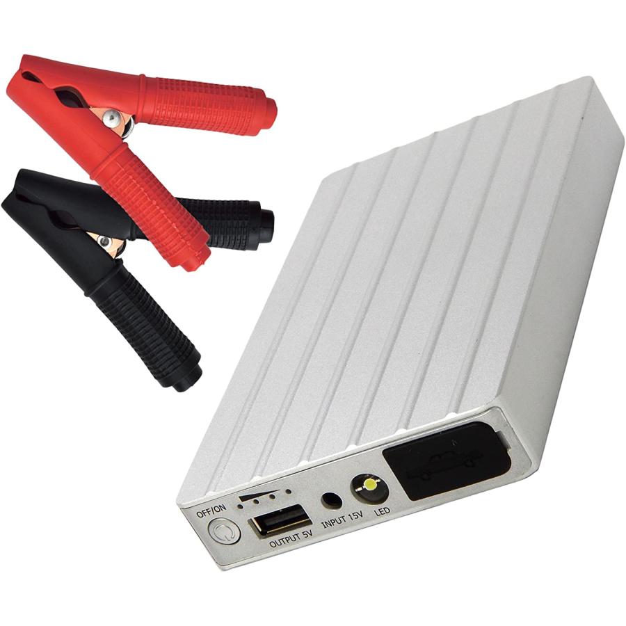 BELLOF（ベロフ） クイック バッテリー チャージャー アルミニウム スタイリッシュ シルバー スマホ充電 緊急ジャンプスターター