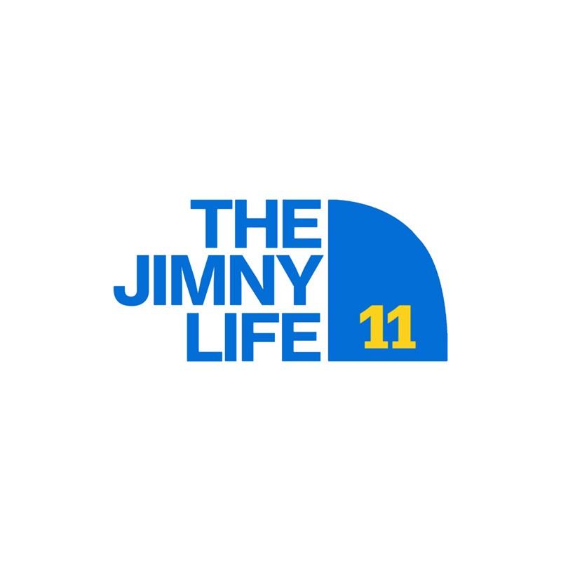 THE JIMNY LIFE 11 ジムニー ステッカー シール 防水  ja11 2カラー じむにー カッティングステッカー  車 カスタム パーツ きりもじいちば｜hm-selections｜09