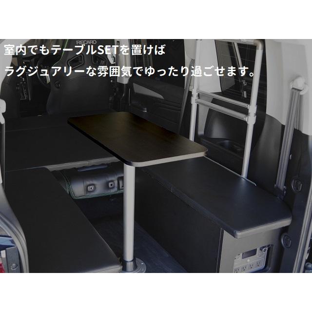 HMスタイル デリカD:5 車中泊ベッドKIT キャンピングテーブルポール