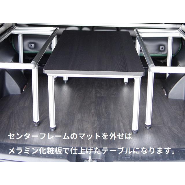 デリカD5 ステンレス溶接職人が作る 新型コロナ隔離対策！ ステンレス製パイプベッド＆荷台！フルオーダー一点もの！ HMスタイル デリカD:5 車中泊マルチベッドシステム フルフローリング