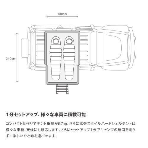 iKaMPER アイキャンパー ルーフトップテント スカイキャンプ 3.0 ミニ