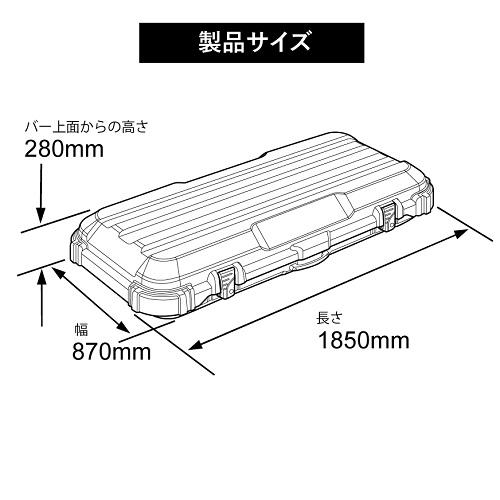 INNO イノー　ルーフボックス　ルーフギアケース720　マットブラック　BRQ720MBK　※個人宅不可_3