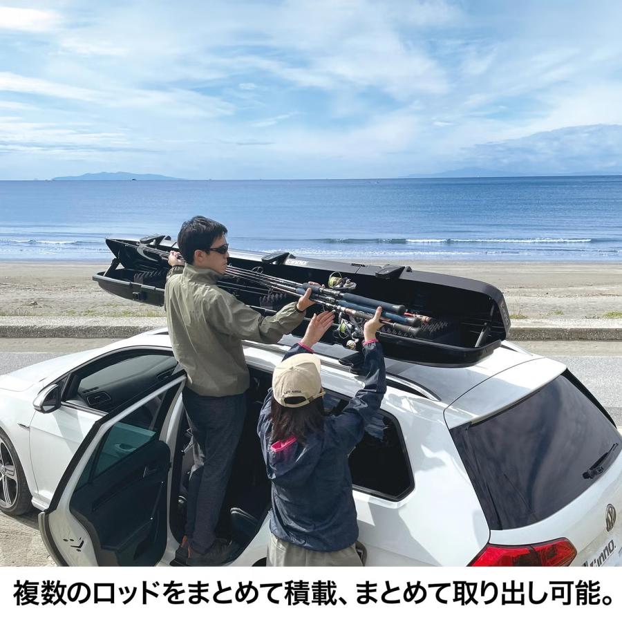 INNO イノー ルーフボックス ロッドボックス290T ロッド専用ルーフ 