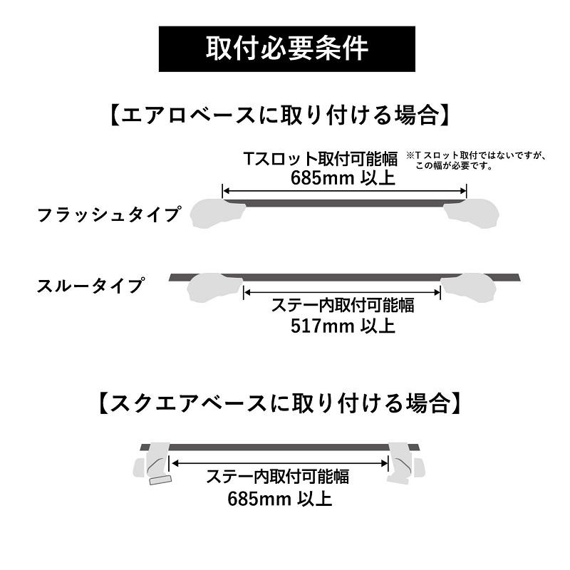 INNO イノー　ルーフデッキ100（INA510）＋　レールキット（IOP50）　※個人宅不可_7
