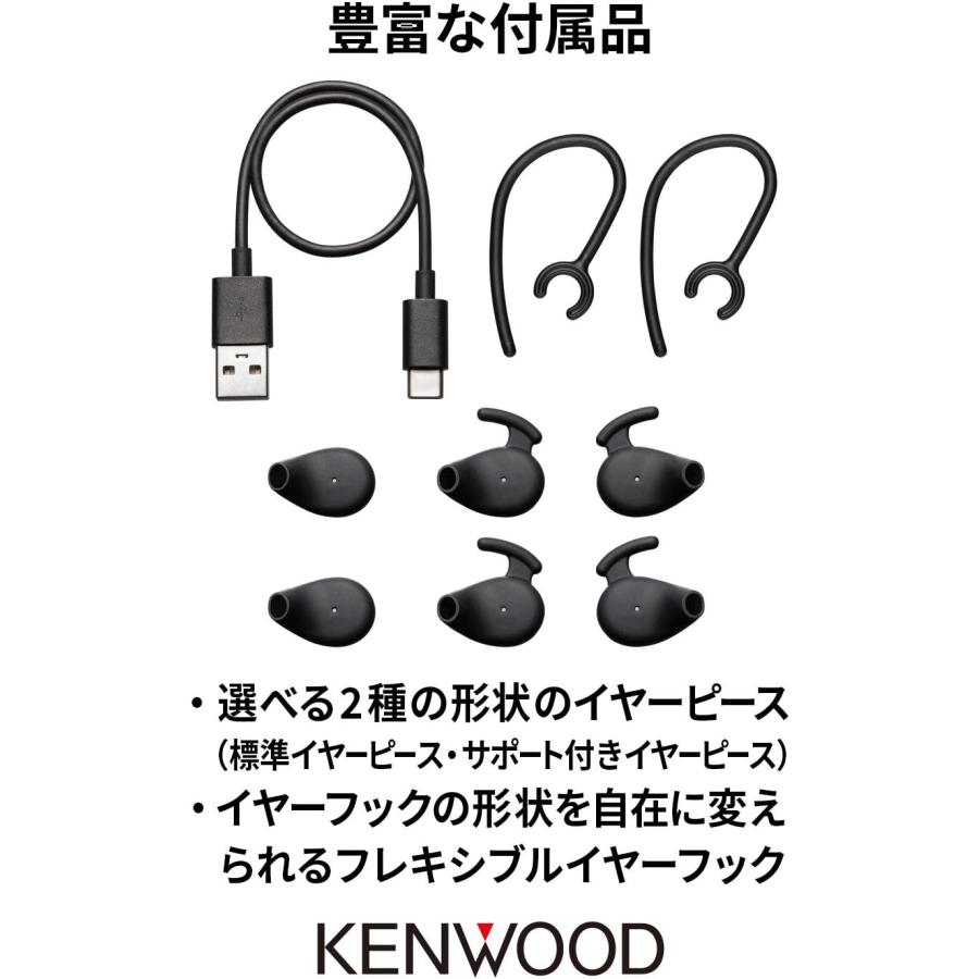 JVCケンウッド KENWOOD KH-M700-B 片耳ヘッドセット ワイヤレス