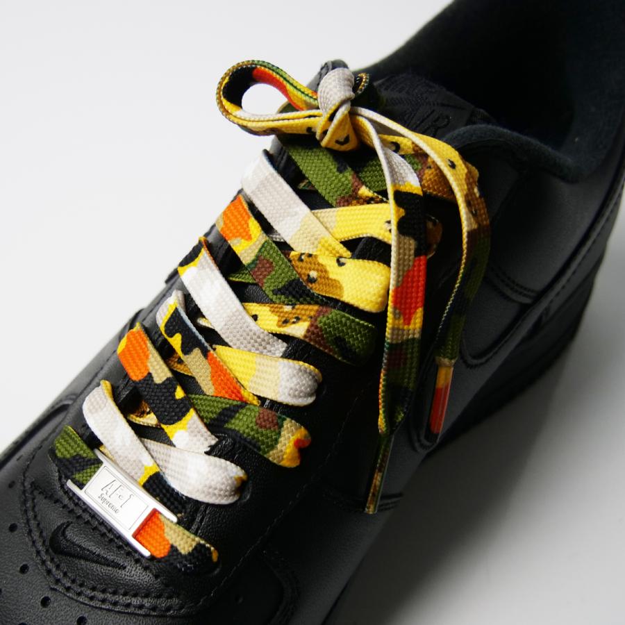 シューレース カモ柄 迷彩柄 カモフラージュ SHOELACE 靴ひも くつひも