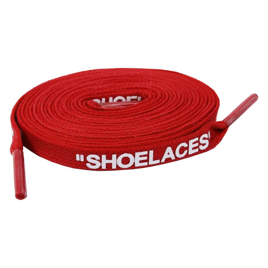 ワックスシューレース WAX SHOELACE 文字入り 靴ひも くつひも 平紐