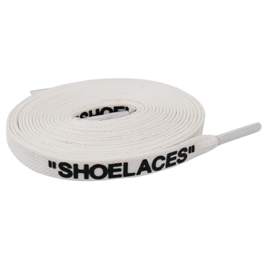 ワックスシューレース WAX SHOELACE 文字入り 靴ひも くつひも 平紐 8mm幅 コットン 靴紐 スニーカー 靴 120cm 140cm 160cm ローカット ハイカット シューズ｜hmd｜03