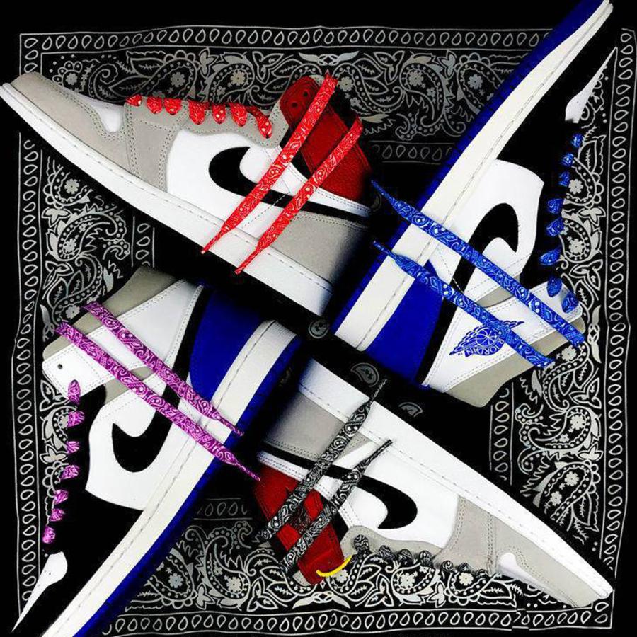 シューレース バンダナ ペイズリー 柄 Shoelace 靴ひも くつひも 平紐 8mm幅 スニーカー 靴紐 靴 Shoelace 1cm 140cm 160cm 全28色 Hm Sh B Hmdヤフーshop 通販 Yahoo ショッピング