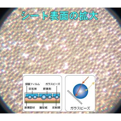 【エア抜き簡単RAタイプ】ステカSV-8用　最長期車両用反射シート　ホワイト　10ｍロール_1
