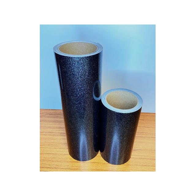 ブラックラメ ステカSV-8用20cm幅×10mロール ラメ入りカッティング