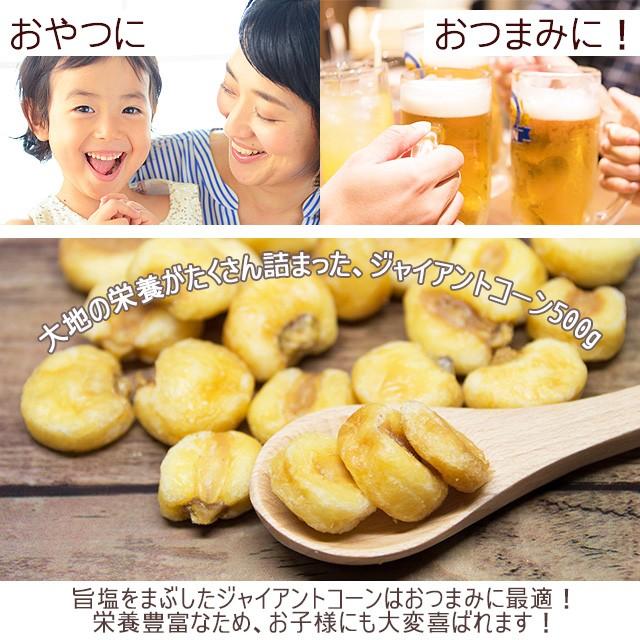 ジャイアントコーン400g 1kgではなく400gです 送料無料 塩味 有塩 大粒 じゃいあんとこーん巌流庵のジャイアントコーン400g Paypay Tポイント消化 Otumaminuts Giantcorn500g お取り寄せグルメ本舗 通販 Yahoo ショッピング