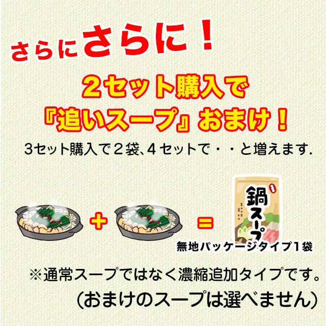 もつ鍋 セット 送料無料 ２人前  選べる3種類のスープ 味噌 白味噌 醤油鍋 キムチ鍋 豆乳鍋 paypay Tポイント消化｜hmgift｜14