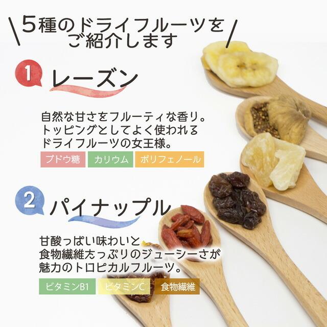 ドライフルーツ ミックス 1袋 爽健菓仁 レーズン パイナップル
