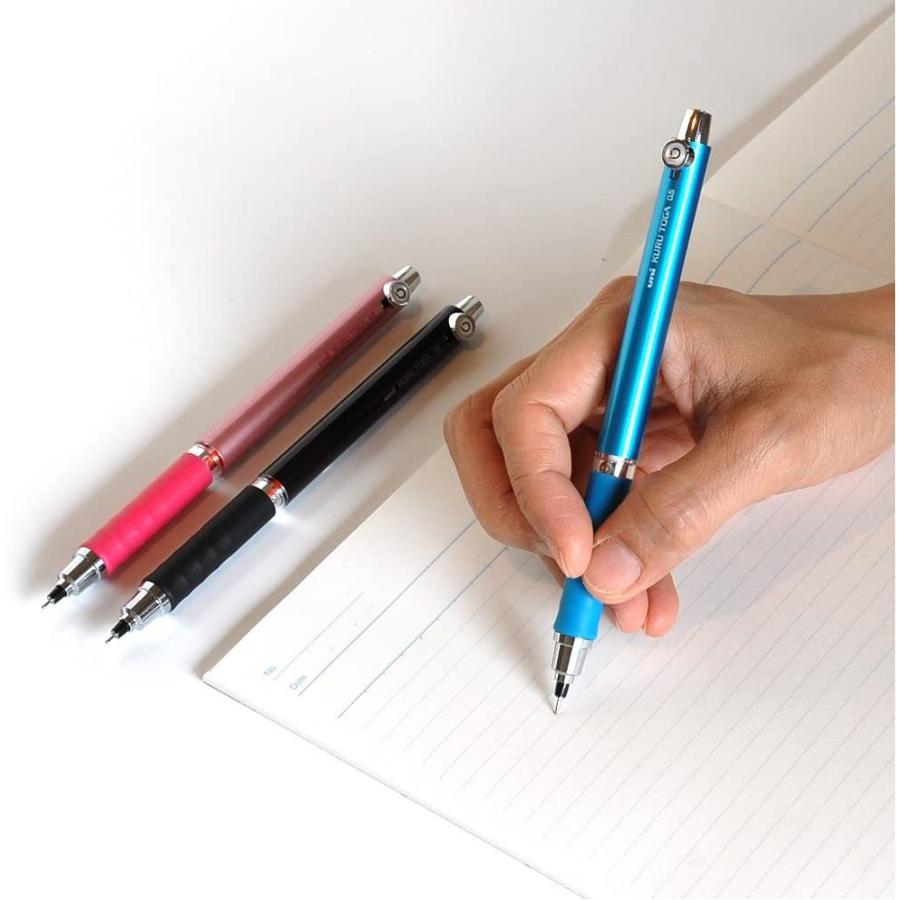 クルトガ 0.5mm ラバーグリップ ペン色が3色より選べる/黒,ブルー,ピンク【メール便送料無料】シャーペン　シャープペン 三菱鉛筆 M56561P.24｜hmktools｜05